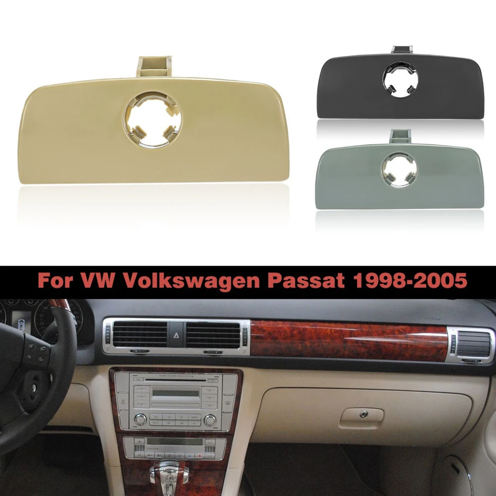 Plastic Glove Box Lid Open Lock Handle Puller With Hole for VW Passat B5 Black/Gray/Beige Auto Lock Glove Box