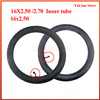 Electric Vehicle Parts 16x2.50 16x2.5 Butyl Rubber Inner Tube 16*2.5 Inner Tire 16 Inch Inner Camera Motorcycle E-bike Tube Tyre