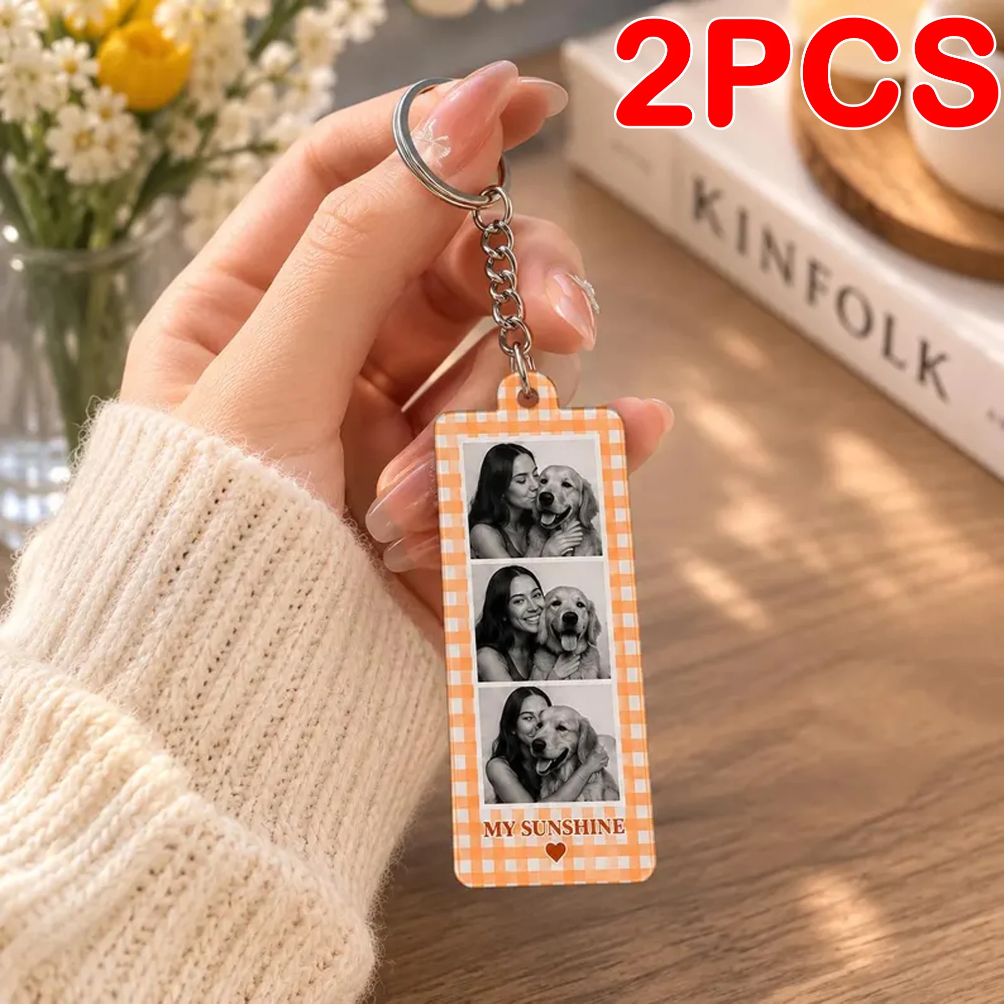 Personalized Photo Frame Keychain