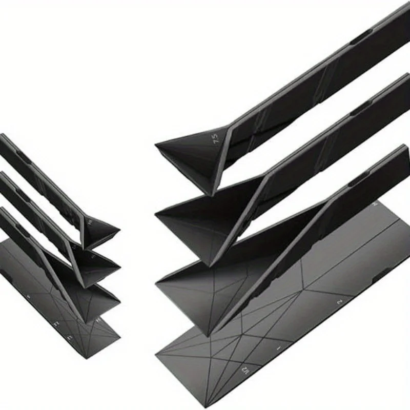 

Magnetic 3-in-1 Folding Measuring Cup Set, Multi-Size Convertible Flat Design for Kitchen Cooking Baking