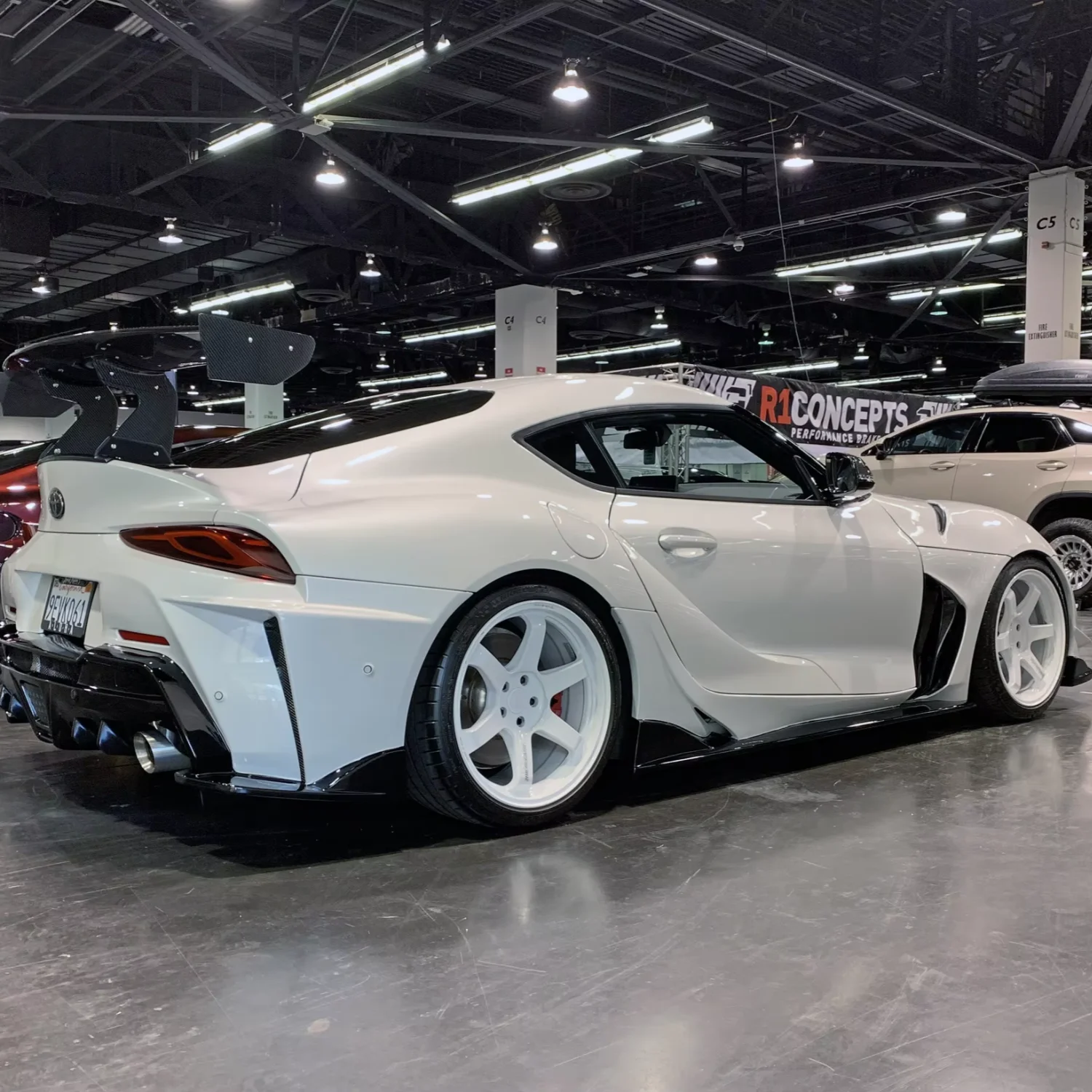 ING Style Full Carbon Fiber Side Skirts for Toyota GR Supra A90 A91 MK5 MKV 2019+ Side Skirt Bumper Lower Lip Extension Spoiler