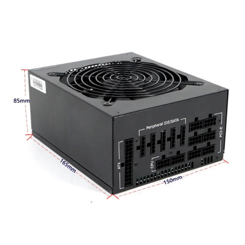 Factory Wholesale White 100-240V 80plus Gold Medal Full Modular ATX 750W 850W 1000W 1250W Gaming Computer Power Supply