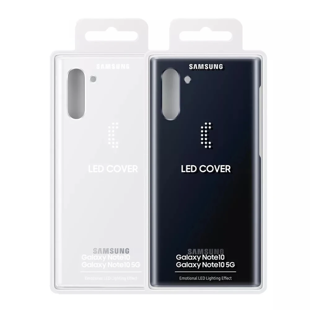 Original Samsung Galaxy Note10 LED Smart LED Case For Samsung Galaxy Note 10 Note10 5G Phone Case Emotional Led Lighte