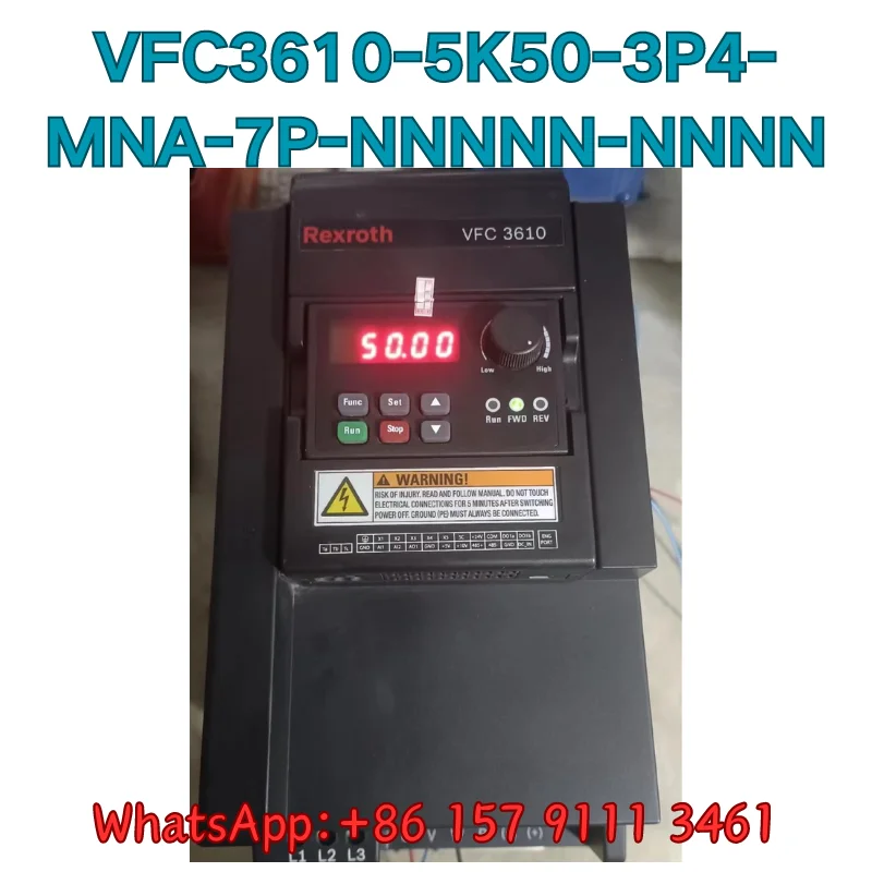 

Used Inverter VFC3610-5K50-3P4-MNA-7P-NNNNN-NNNNNN Test OK Fast Shipping