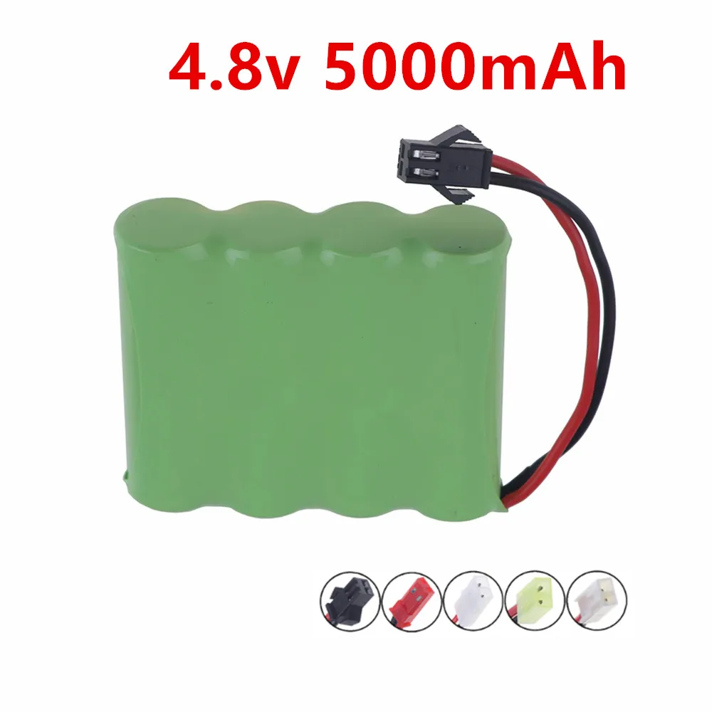 4.8V 5000mAh Ni-MH AA Rechargeable Battery For RC Truck/ RC Racing car/ RC boat model 4.8 v 3000 mah battery