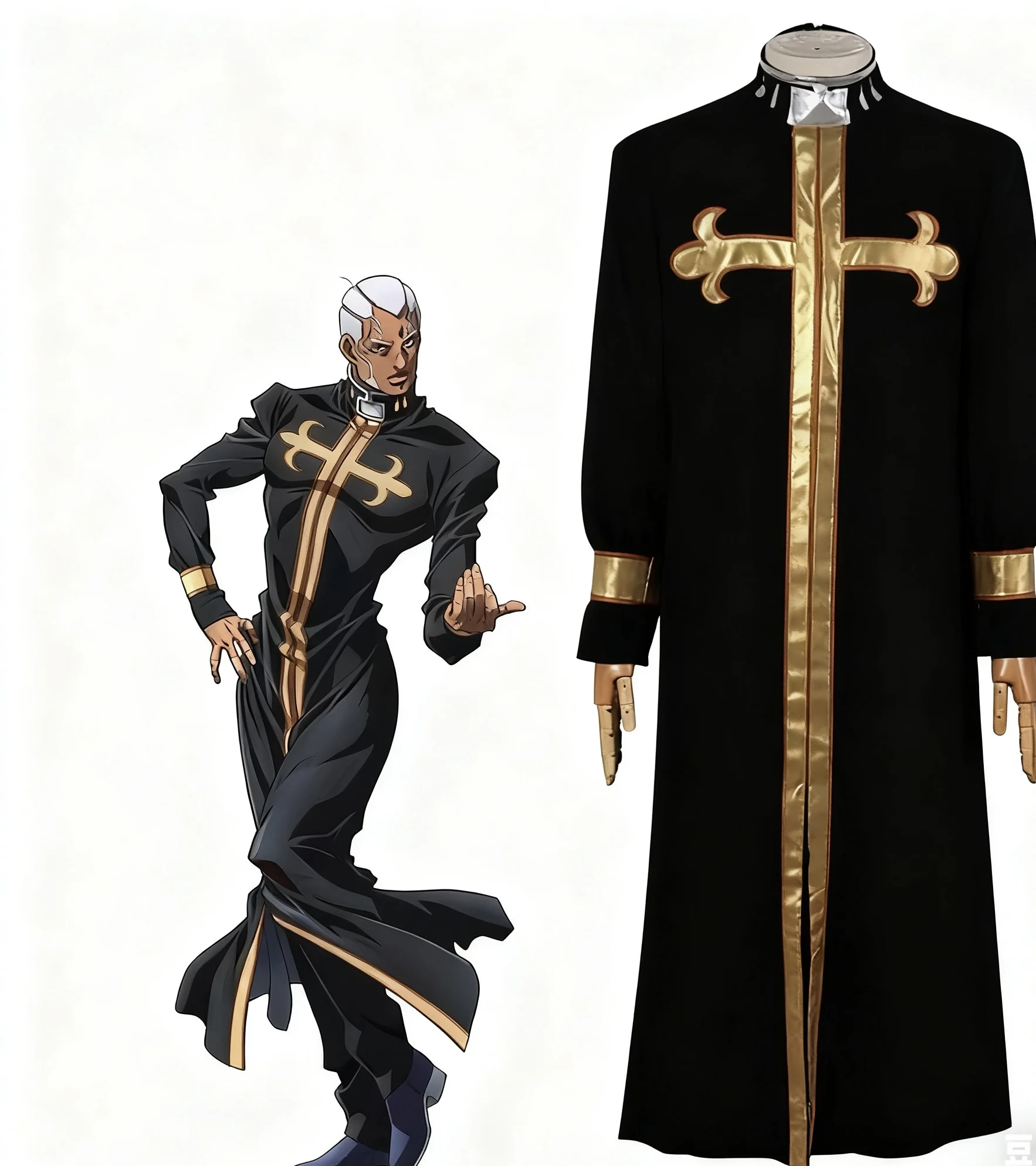 

JOJO's wonderful adventure, Father Pucci Enrique Enrico Pucci COSPLAY Set