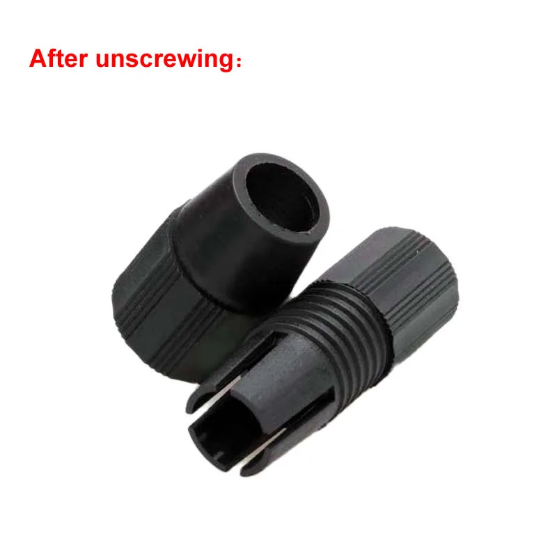 2PCS Telescopic Tube Plastic Connector 16-19mm Stainless Steel Dip Net Pole Telescoping Pipe Clamp Fixed Lock for Outdoor Hobby