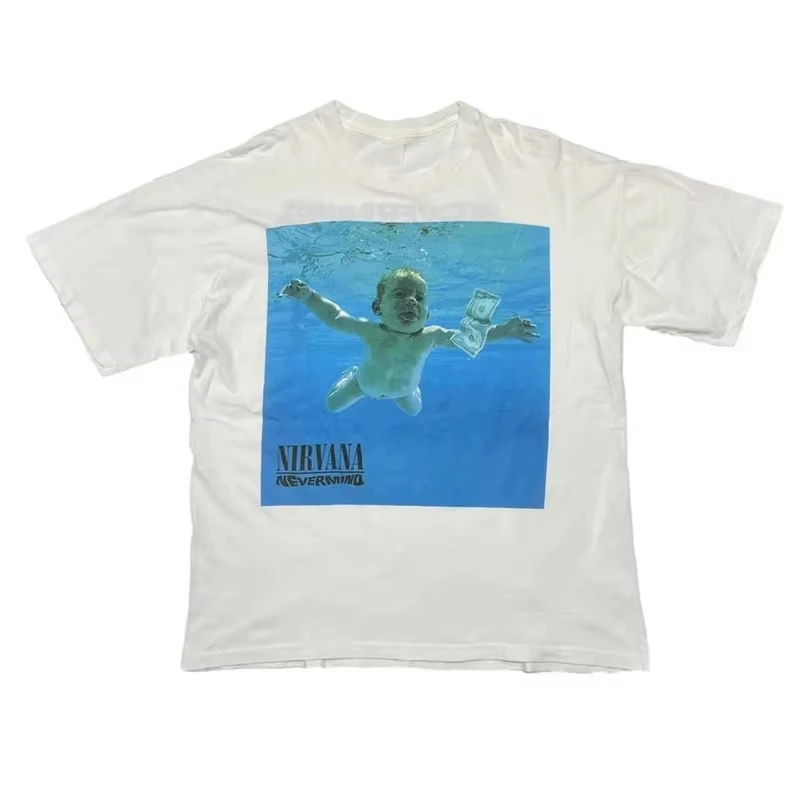 In Utero 1993-1994 Tour Back Print NIRVANA Band T-Shirt Cotton Graphic Tee Men Women Summer Streetwear