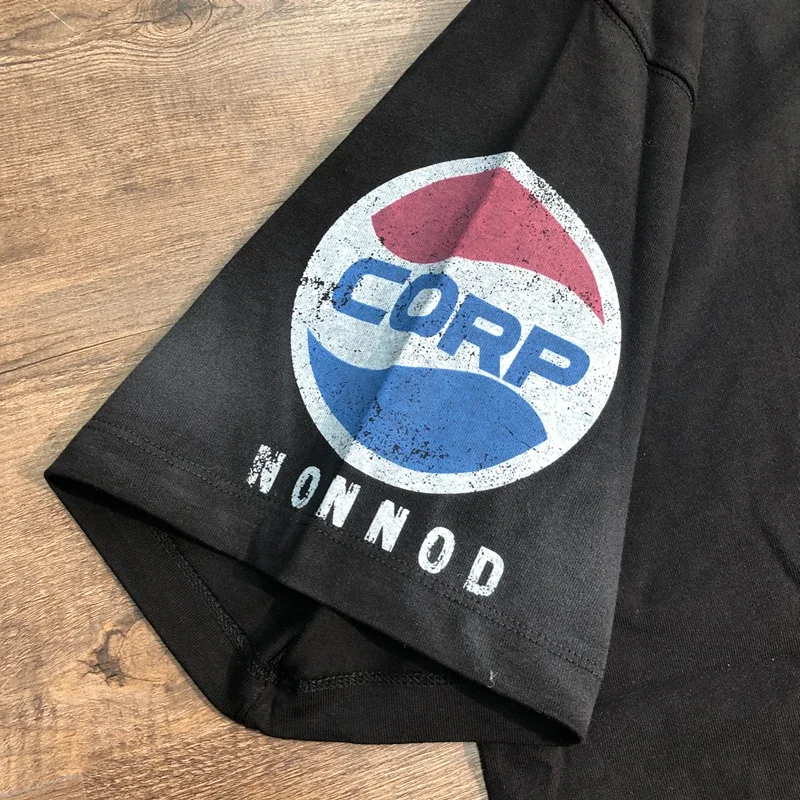 سانت مايكل موضة أفضل جودة 1:1 ملابس الشارع المطبوعة خمر تي شيرت عادية فضفاض بلايز الصيف المتضخم تي شيرت الرجال