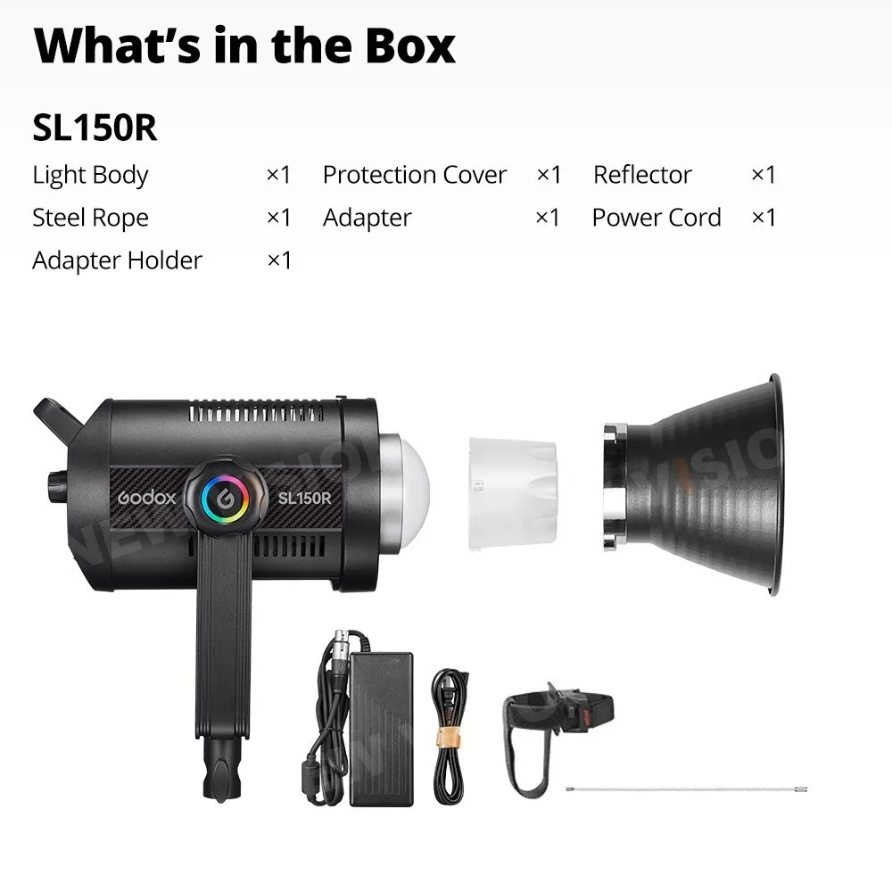 Godox SL150R SL300R RGB LED Video Light 2500K-10000K CRI 95+ TLCI 96+ Creative Bowens Mount Fill Light for Photography Studio