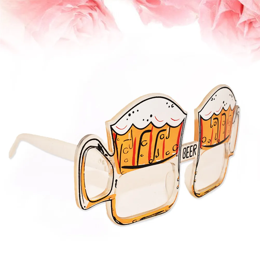 

1 шт. Забавные очки в стиле пивной тематики для выпускных вечеров, вечеринок в ночных клубах, реквизит для фотосессий, комедийные очки, веселый аксессуар для вечеринок