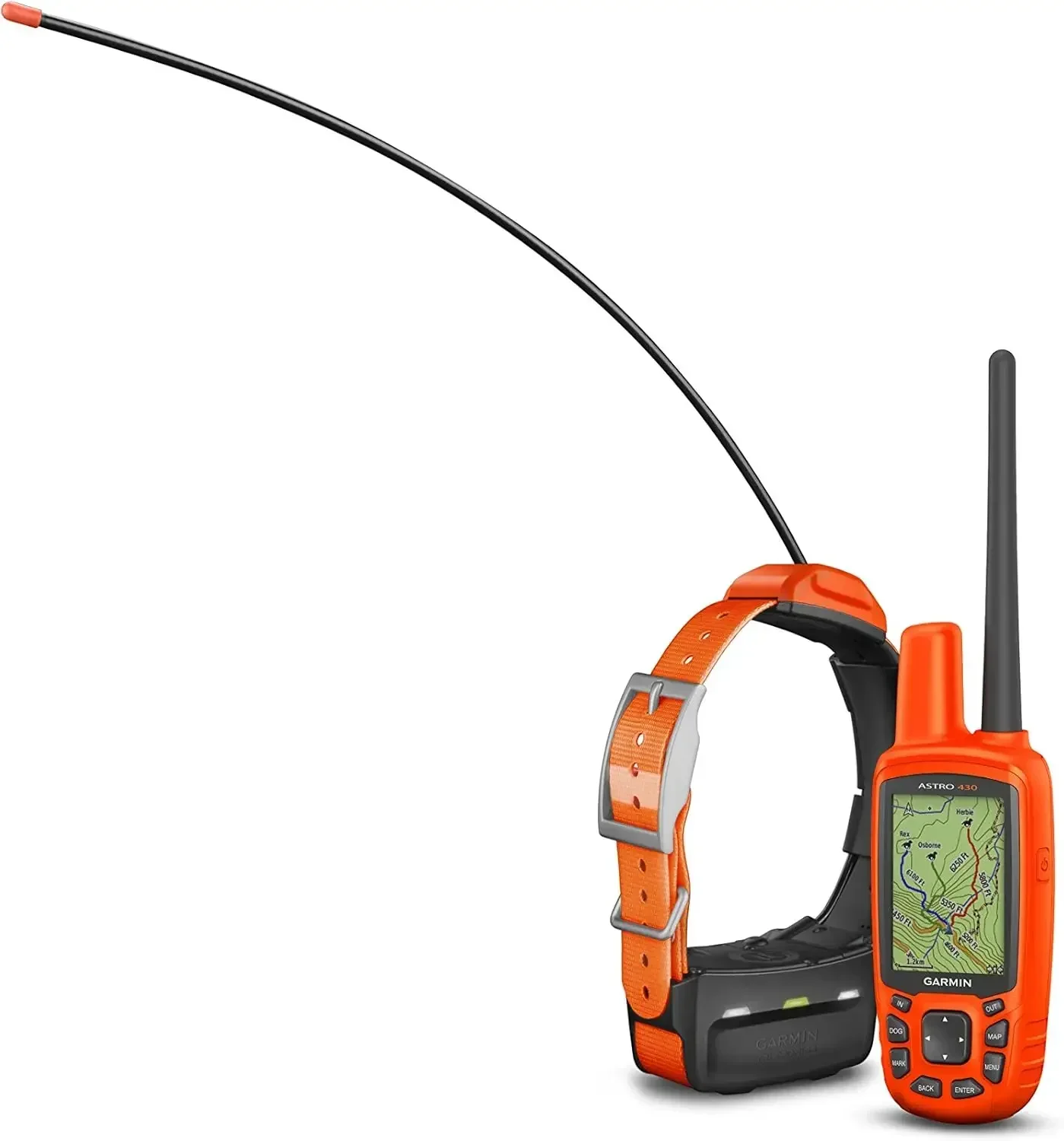 

Garmin Astro 430 T 5 Dog Tracking Bundle 010 01635 00 GPS Collar System for Hunting Dogs with Long Range