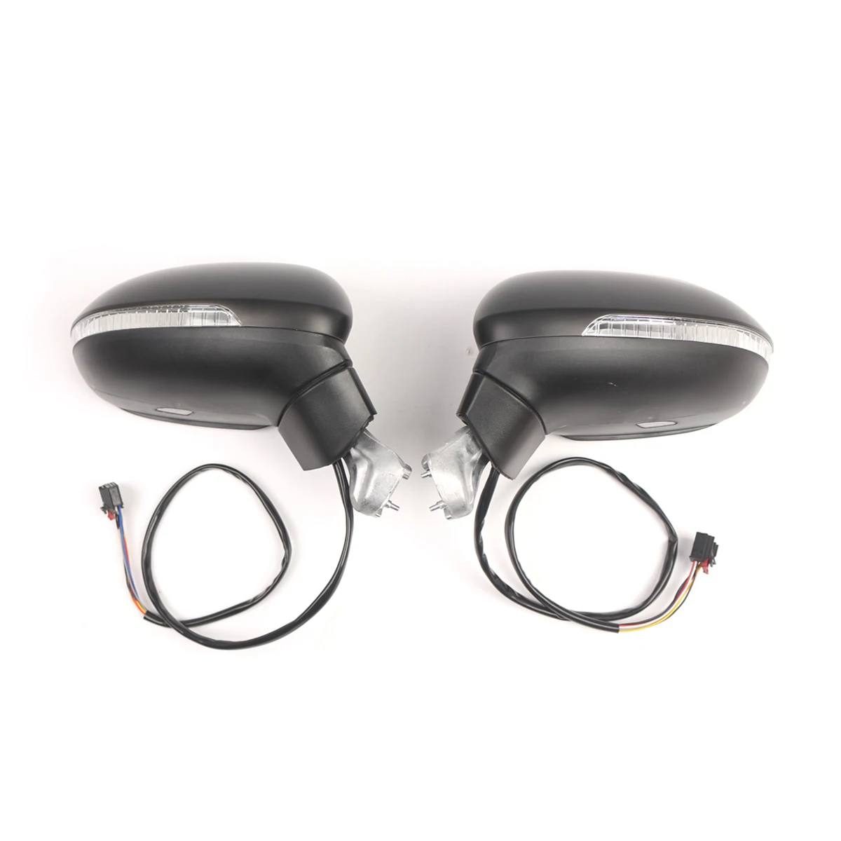 Power Folding Rearview Mirror Assembly Assy Mirror Cover Cap Frame Glass Lens With Heating For VW Passat B8 2015-2023 LHD 9 Wire