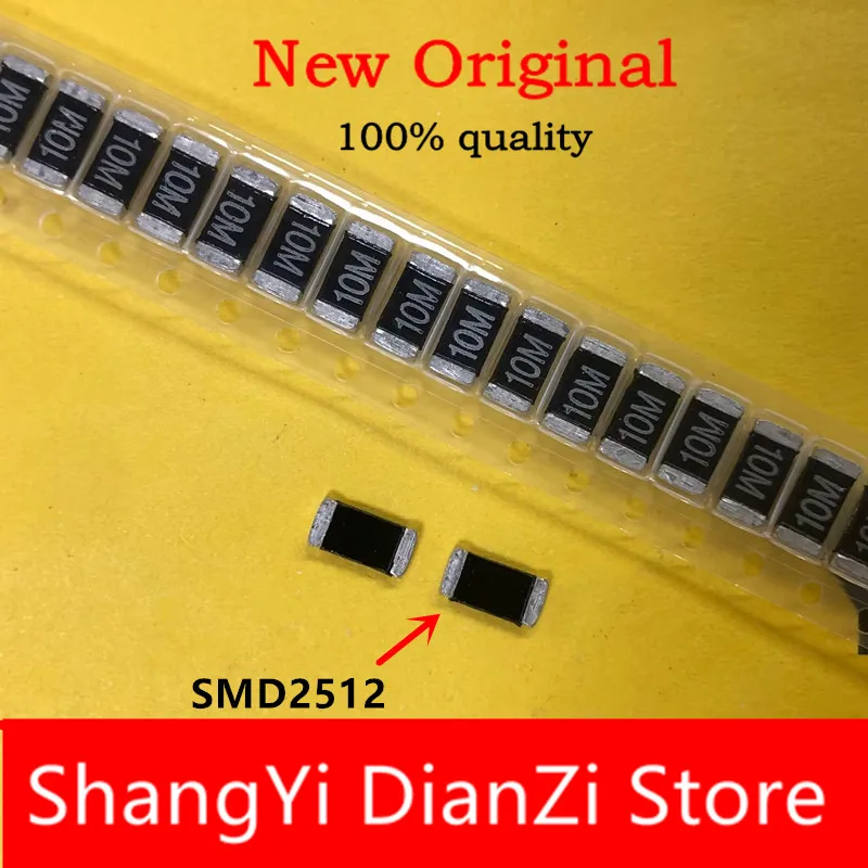 (10-500 pieces/lot) 100%New  ERJM1WSF10MU  10M  1%  1W   10OHM  SMD2512   Free shipping  Chip & IC