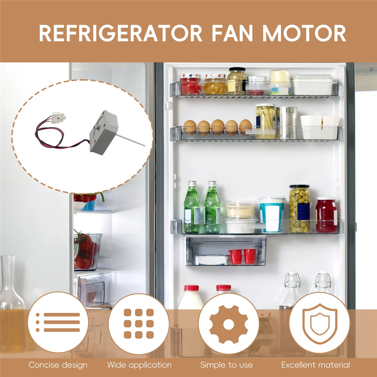 A01M для Lg двухдверный двигатель холодильника 4681jb1029a 4681jb1029b DC13v 3,20 Вт двигатель охлаждающего вентилятора запасные части