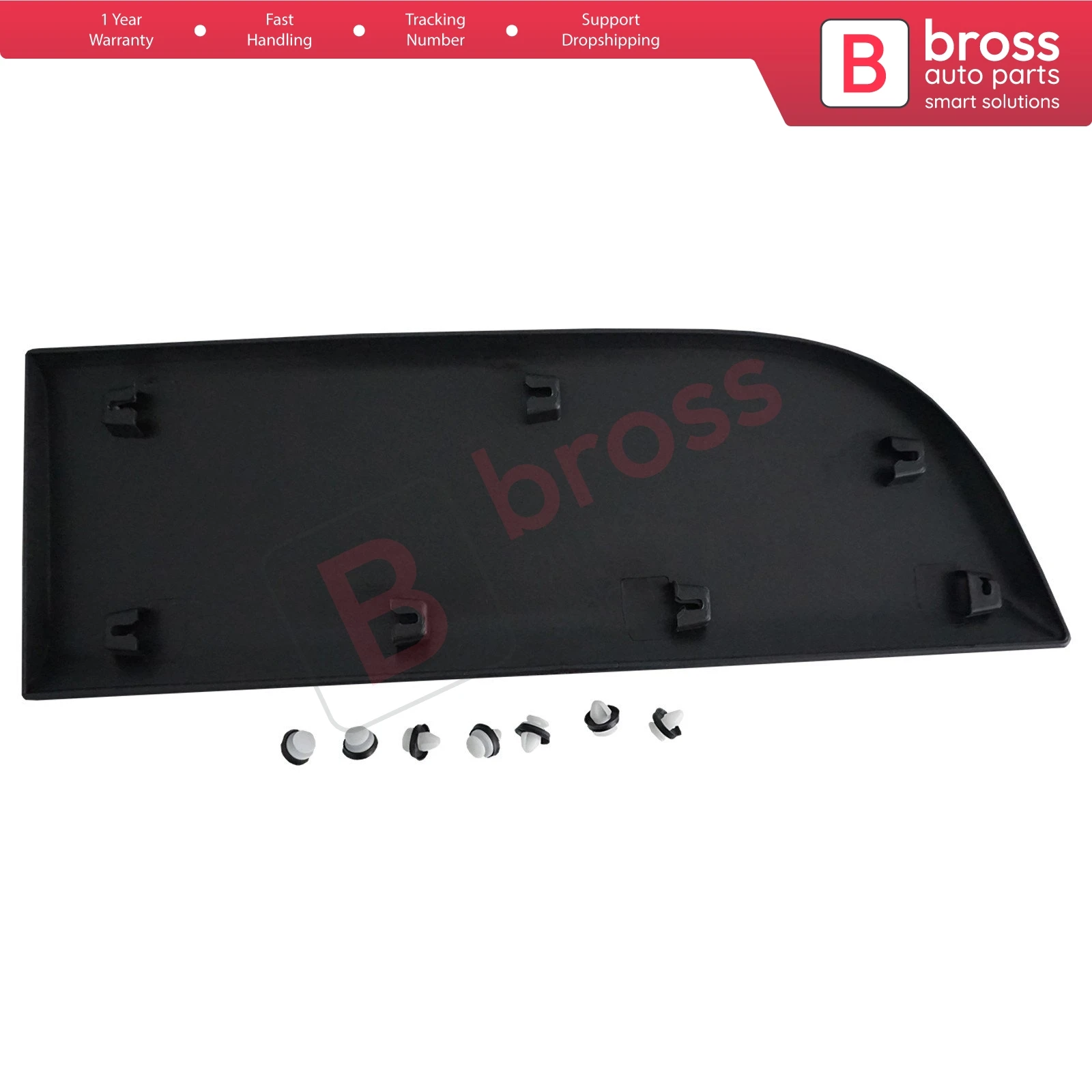 Bross BSP956 Front Door Side Panel Moulding Strip RIGHT 808200149R for Renault Master MK3 Movano B NV400 Made in Turkey