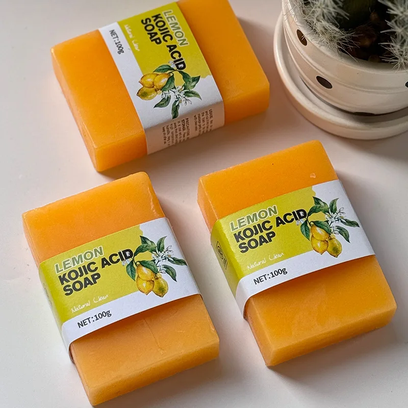 Handmade Kojic Acid Soap with Essential Oils, for Skin Brightening & Lightening, Nourishes to Soft Smooth Skin, Beauty Care