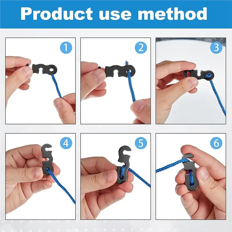 Натяжитель WORTHOWN-регуляторов, 40 шт., шнур для палатки из алюминиевого сплава, паракорд, веревка, натяжители кулачкового шнура
