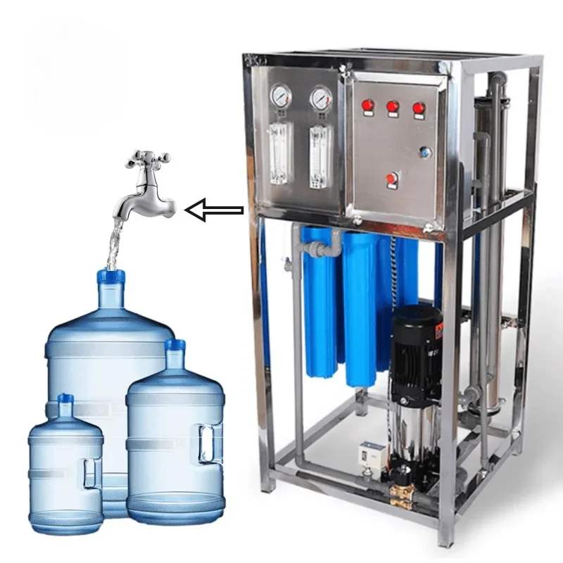 Industrial Purification Filtration Appliances Plants 500 Lph Water Filter Machine