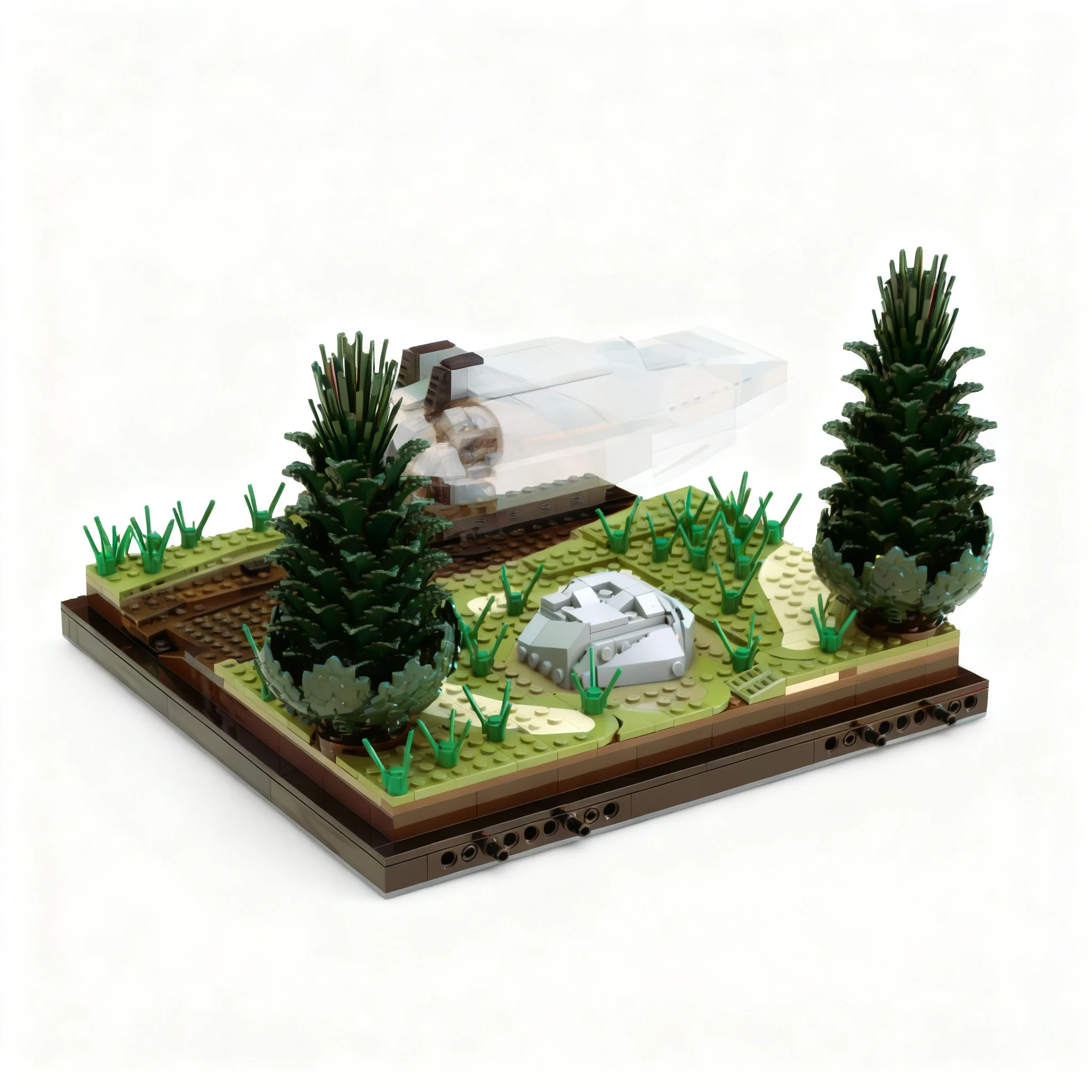 778pcs MOC Halo Level Diorama Halo Space Model Building Blocks Toys Construction Christmas Gift Assemble Collection Display