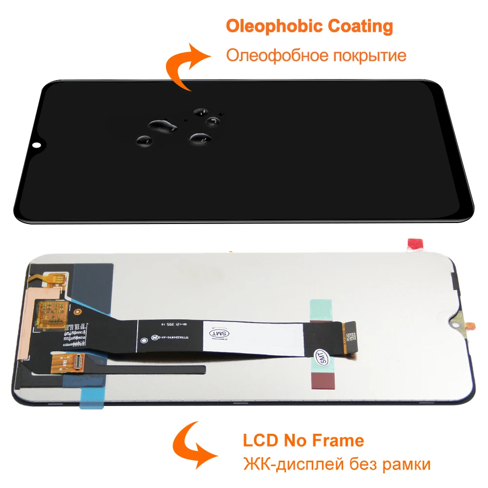 6.53 \'\'Per Xiaomi Poco M3 Display LCD Touch Panel Digitizer Per Poco M3 Pro LCD M2010J19CG M2010J19CT Display