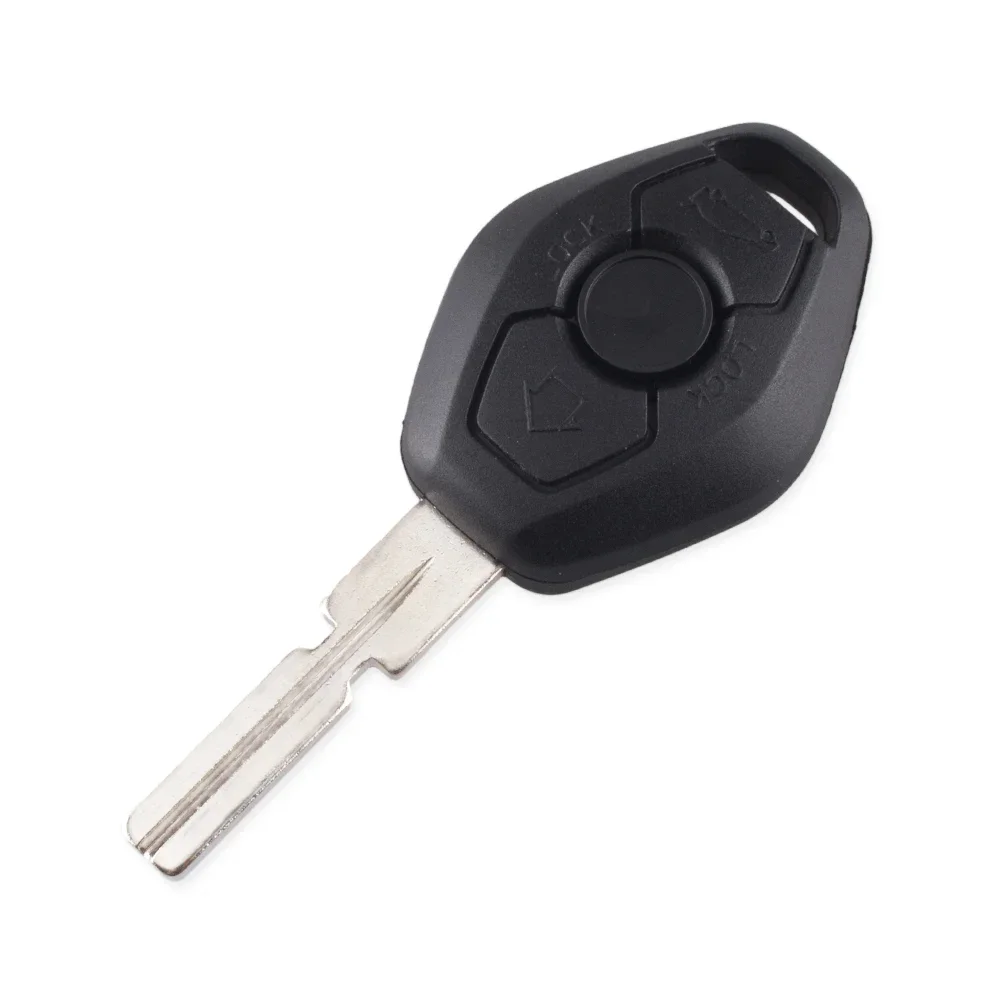 KEYYOU 3 Buttons Replacement Car Key Shell Cover Case For BMW E38 E39 E46 EWS System Remote Keyless