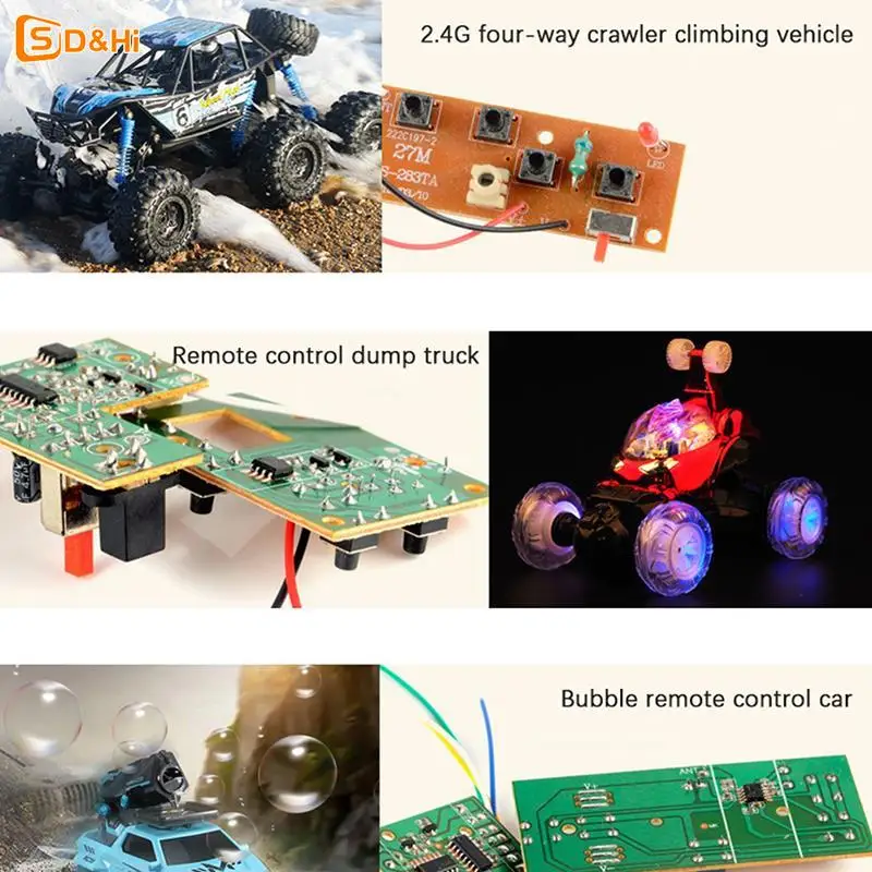 2.4G Seven-Channel Circuit Board Sliding And Rotating Remote Control Car Module