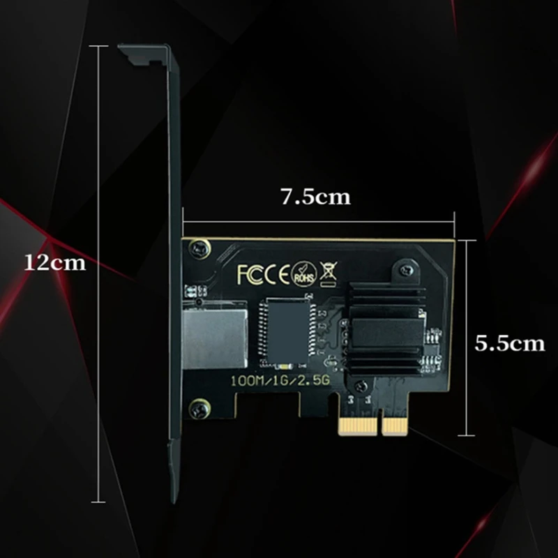 有線ネットワークカード,ゲーミング用,コンピューターでの適応,2.5 pcieアダプター,2500m, 2.5g