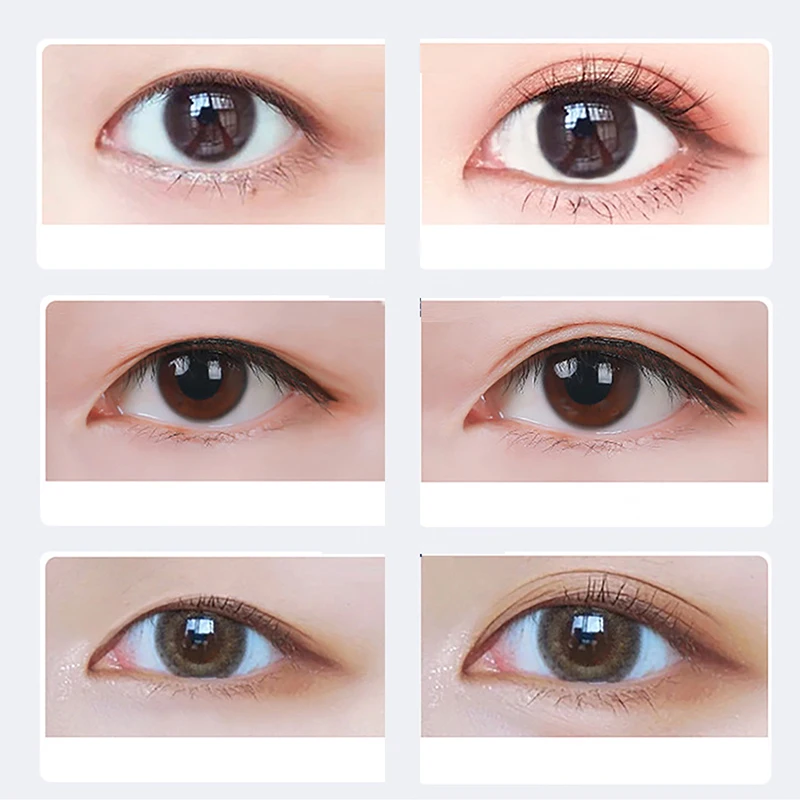 Bande autocollante Invisible pour Lifting des yeux, 10 feuilles, Double paupière, patchs pour paupières, outil de beauté, Spray d'eau, adhésif instantané