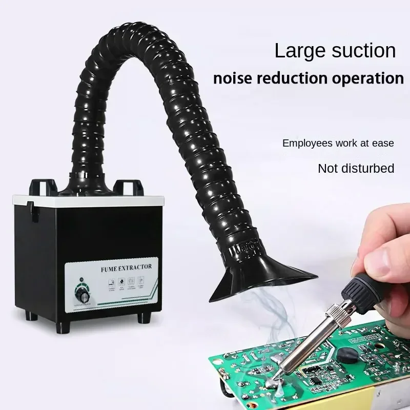 Small solder smoke purifier laser marking smoke filter soldering iron repair station smoking smoke exhaust machine