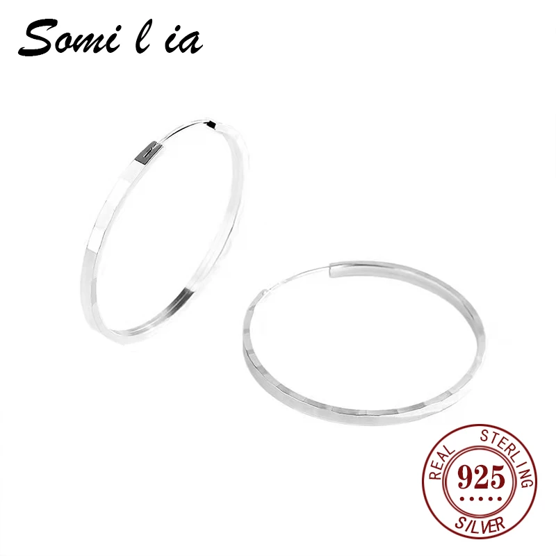 Somilia Neue Mode 925 Sterling Silber Große Creolen Für Frauen Neue Mode 18 K Gold Überzogene pid • Mustafa Kollektion Schmuck – Detail 7