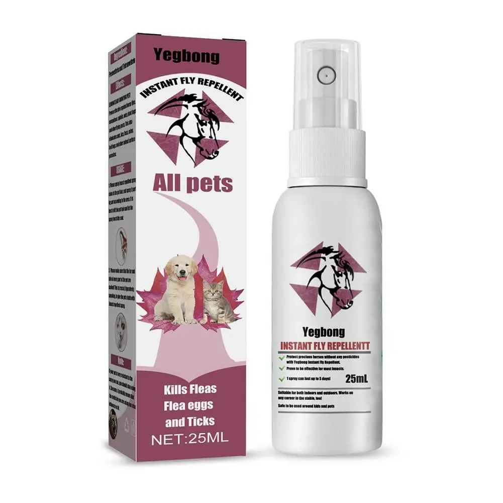 Pet Fur Spray Fleas Tick And Mosquitoes Spray For Dogs Cats And Home Fleas Treatments For Dogs And Home Fleas Killers Sooth O8C1