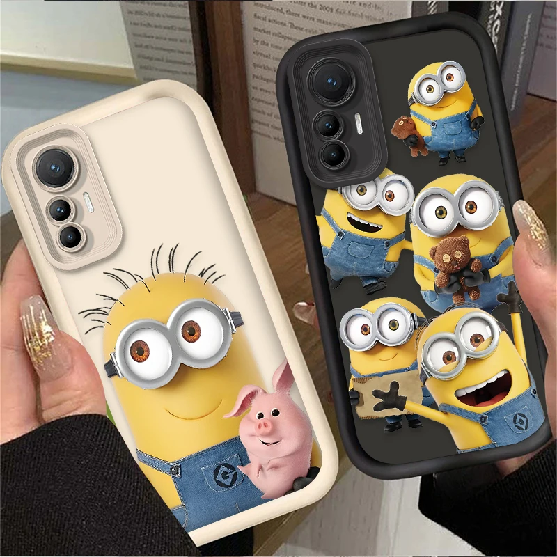Милый чехол для телефона с куклой M-Minions для Xiaomi Mi 15 Ultra 14 13 12 12S 12X 11 Lite 5G NE 13T 12T 11T 14T Pro, противоударная задняя крышка