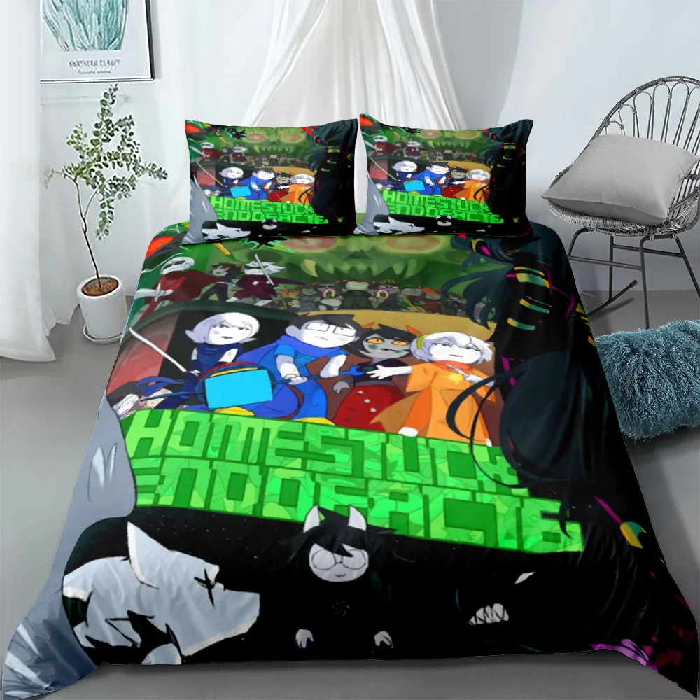 

Homestuck Comics Комплект пододеяльников King Queen Double Full Twin Single Комплект постельного белья