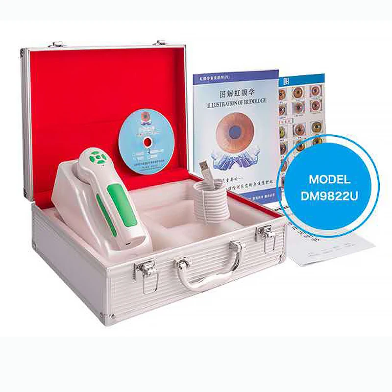 Portable eye iriscope iridology   analyzer machine microscope