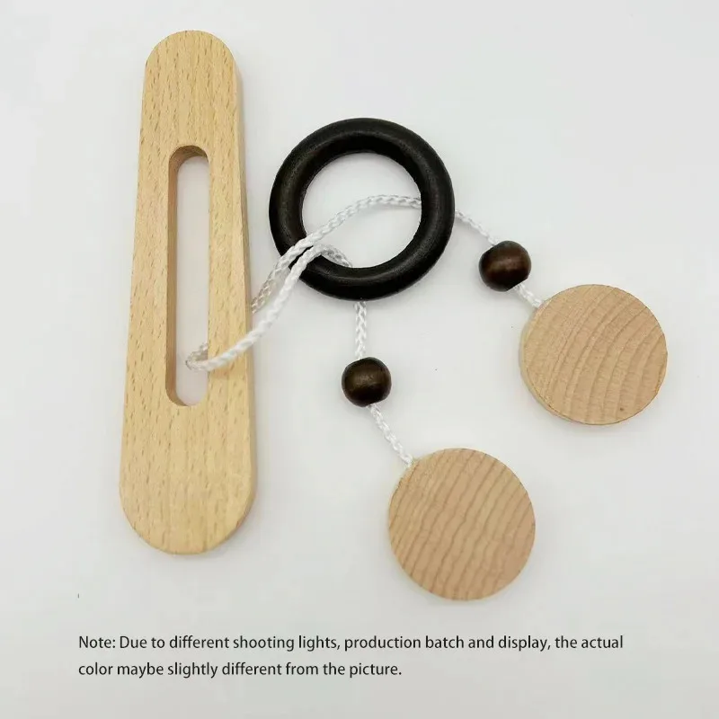 لعبة ألغاز فتح الحلقة الخشبية – حلقة سحرية للهروب من كونغ مينغ قفل لوبان قفل لعبة ذكاء دعابة الدماغ للبالغين والأطفال