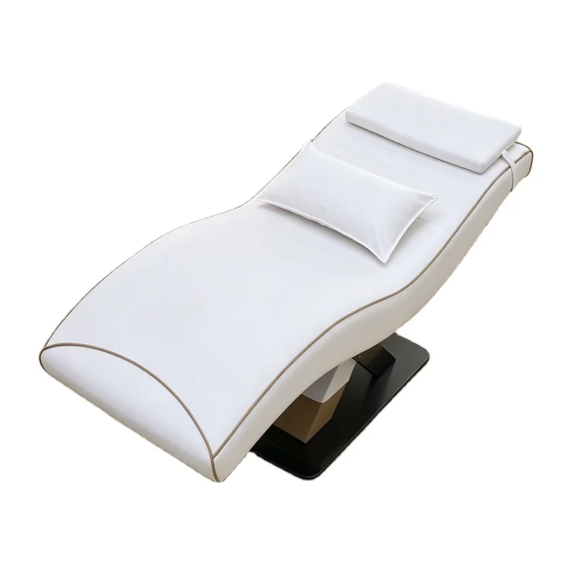 S Shaped Curved Beauty Bed Professional Salon Spa Massage Bed Facial Care Eyelash Extension Cosmetic Bed