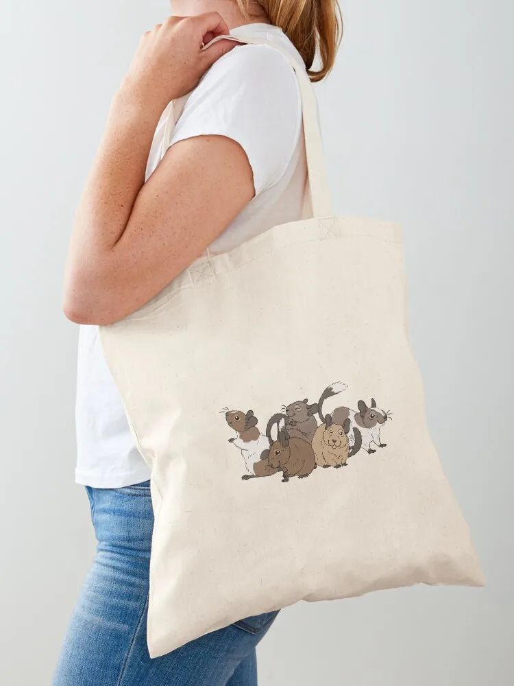 Degu Group Tote Bag cute tote bag shopping bags foldable eco pack Shopping bags