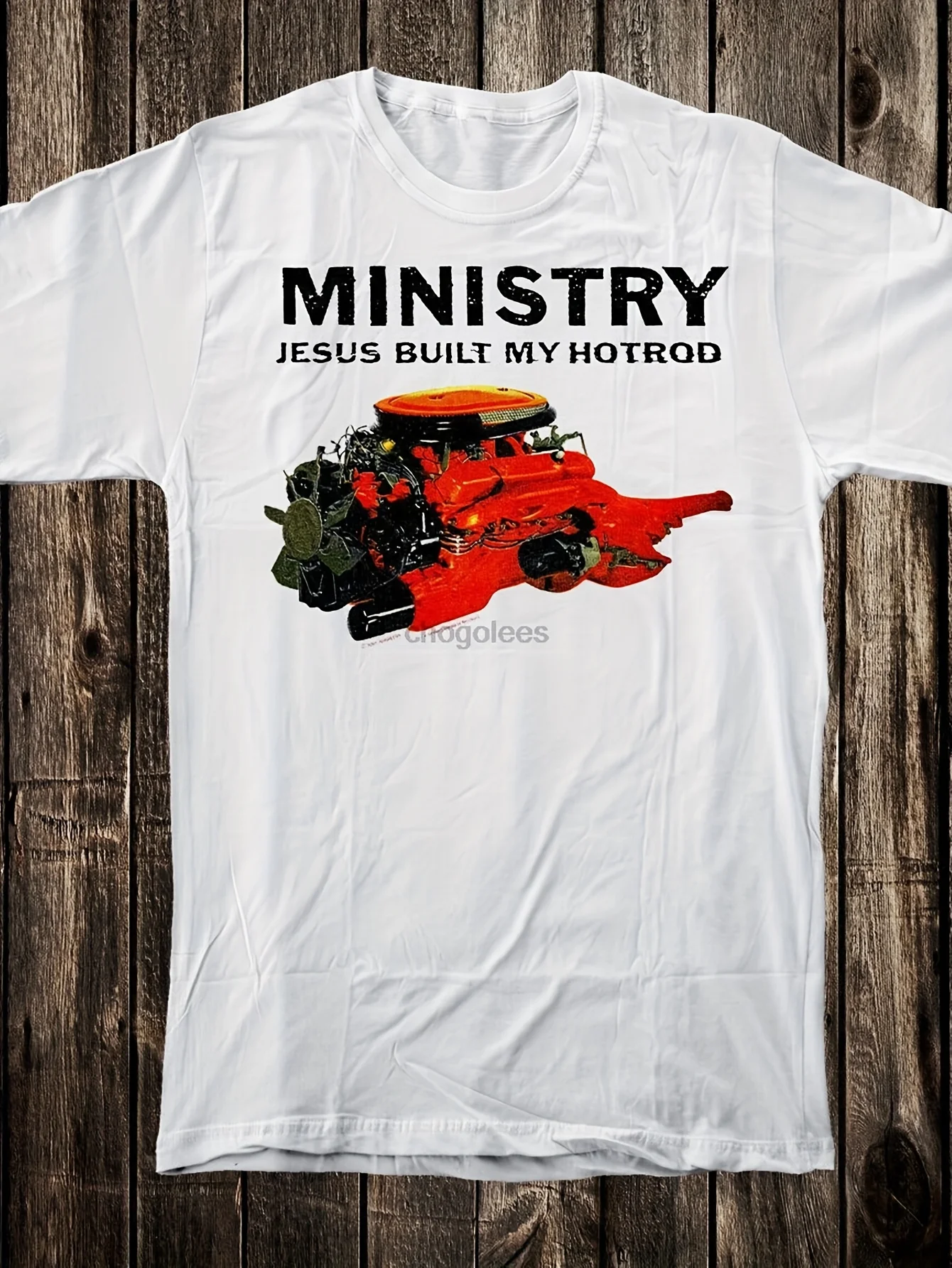 Футболка в стиле ретро, 100% хлопок, стиль 80-х, 90-х, Ministry Jesus Built My Hot Rod, футбольные рубашки 2025 года, летняя верхняя мужская одежда, мужская одежда