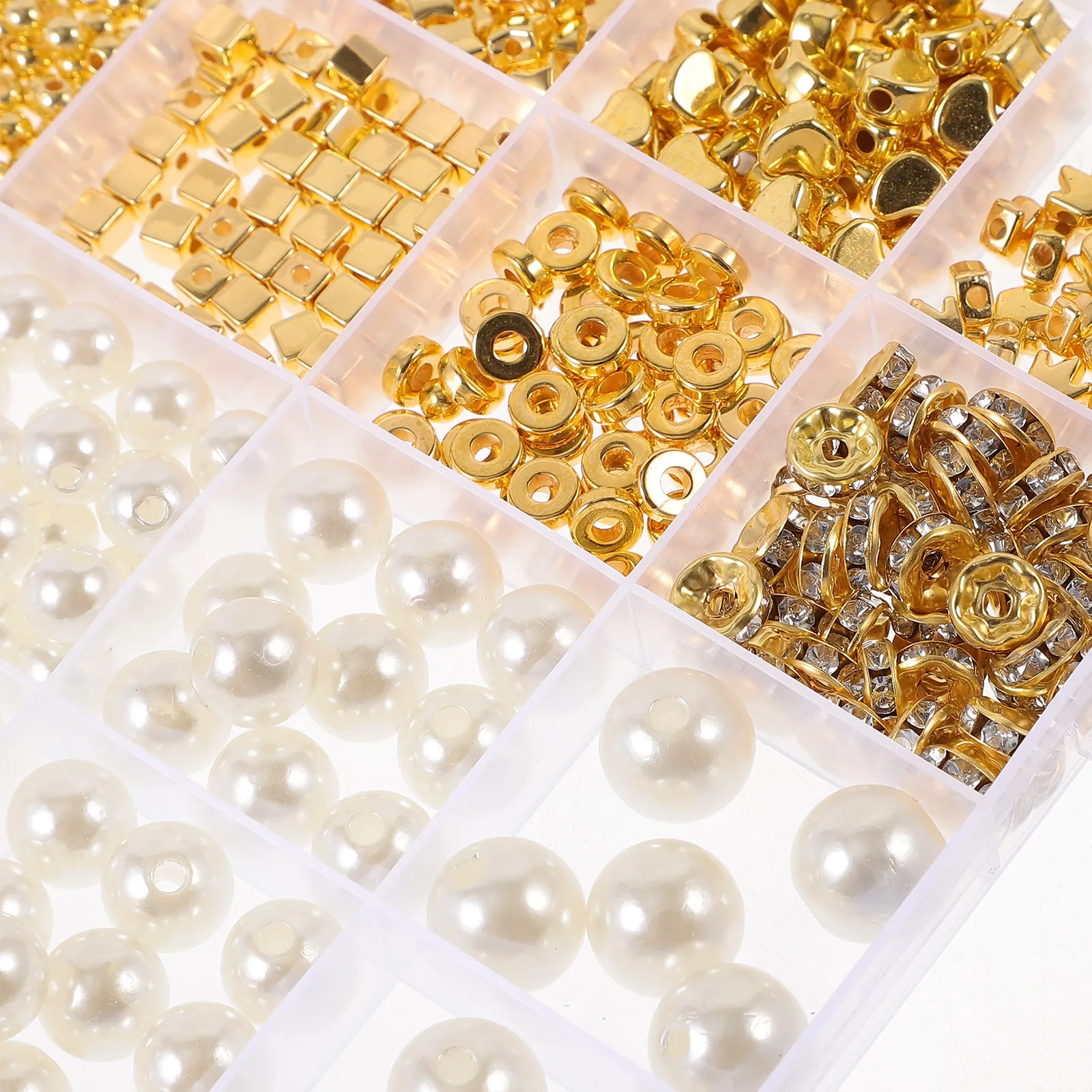 

970Pcs Five Pointed Star Beads Loose Spacer Beads for DIY Jewelry Crafting Necklace Bracelet Making Supplies Loose Spacer Bead