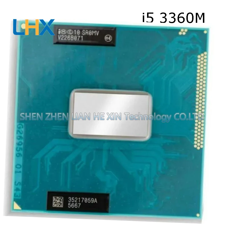 i5 3360M SR0MV Dual-core quad-thread 2.8G-3.5G 3M 35W CPU notebook Processor