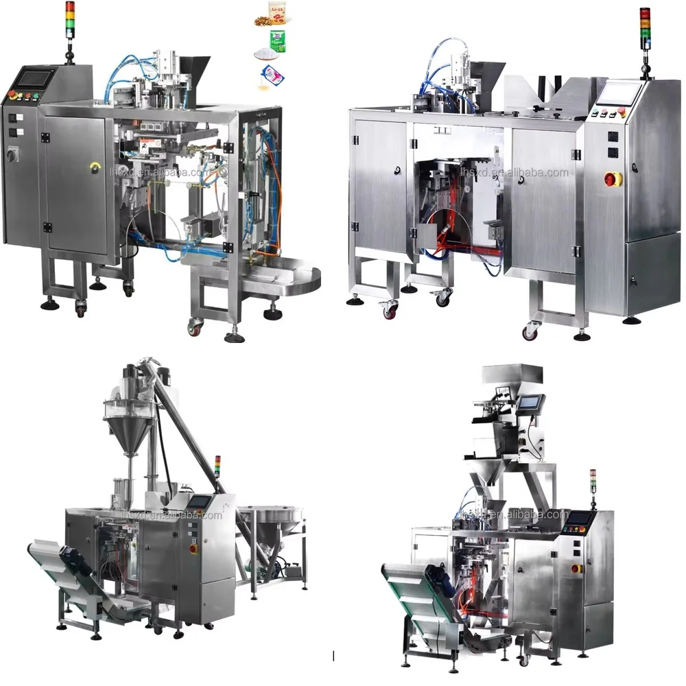 Multi-function Powder Granule Liquid Filling and Sealing Machine for Pre-made Pouch Packaging Equipment for Food