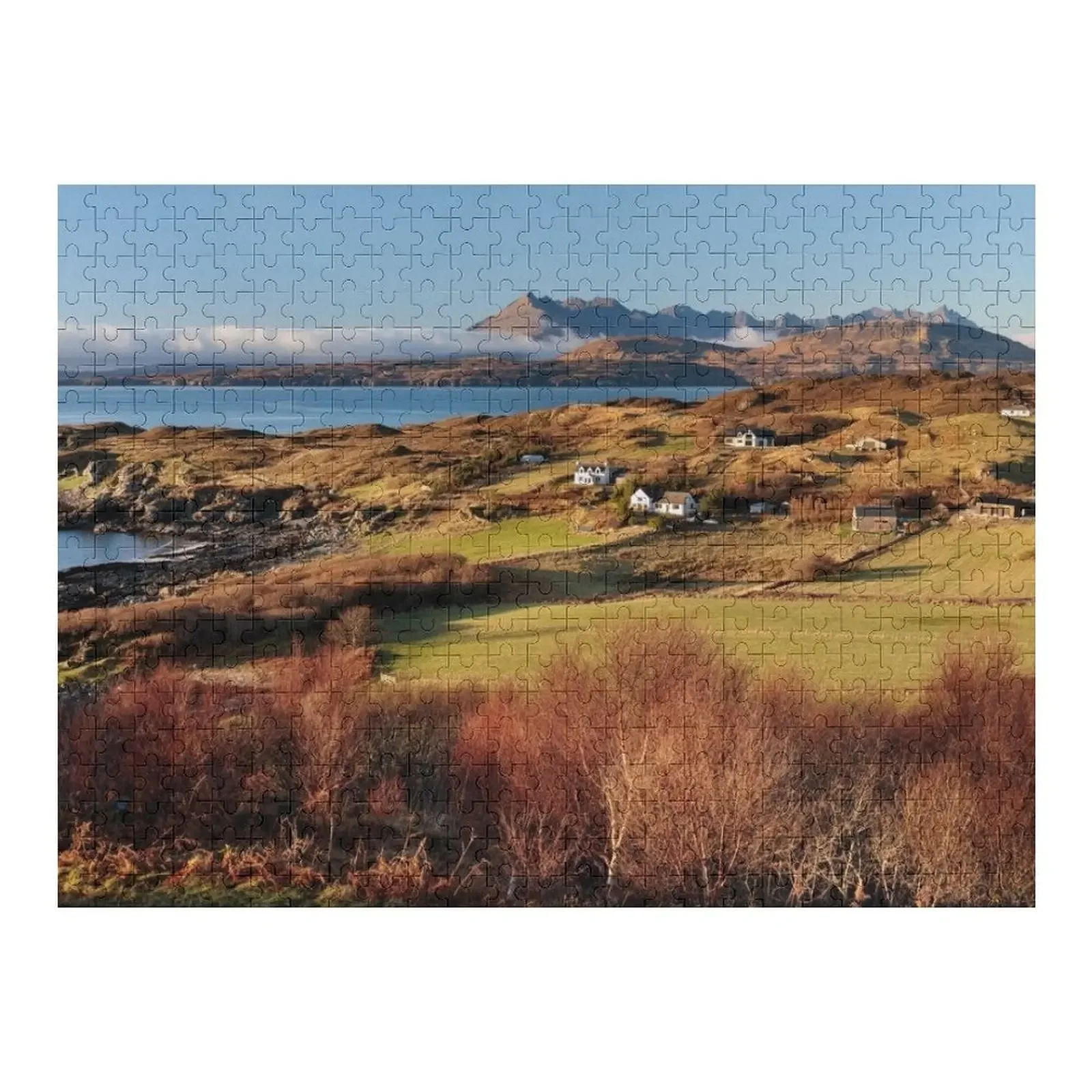 

Tarskavaig in Winter Light Skye Scotland Jigsaw Puzzle Wooden Name Custom Wooden Name Personalized Toy Wood Animals Puzzle