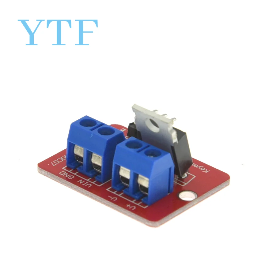 Module de pilote MOS IRF520 pour Arduino MCU ARM Raspberry pi Bouton Mosfet supérieur 0-24V