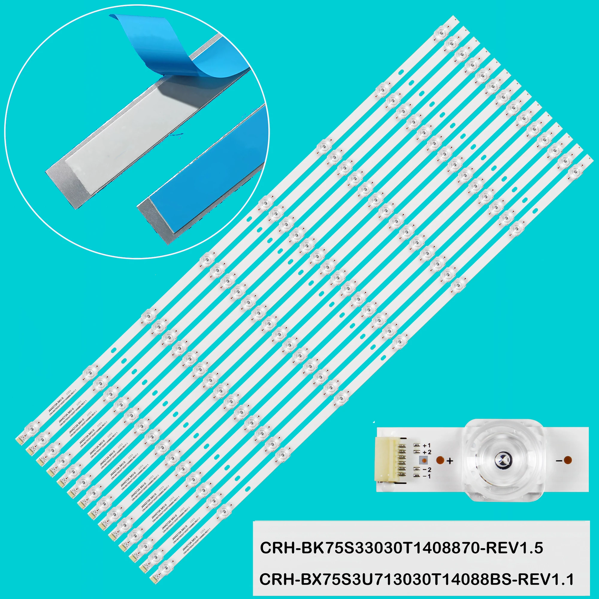LED BackLight Strip For H75A6500 HZ75A65 HZ75E5A 75E3D H75A6500IL 75R6E1 75R7E2 75R7070E2 H75B7510 LC-75R6004U