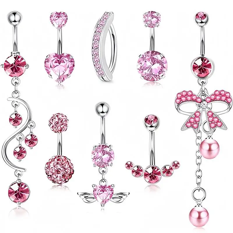 Простое-розовое-кольцо-для-пупка-для-женщин-модные-кольца-для-пупка-сексуальные-украшения-для-пирсинга-живота-кольца-из-нержавеющей-стали-для-пупка