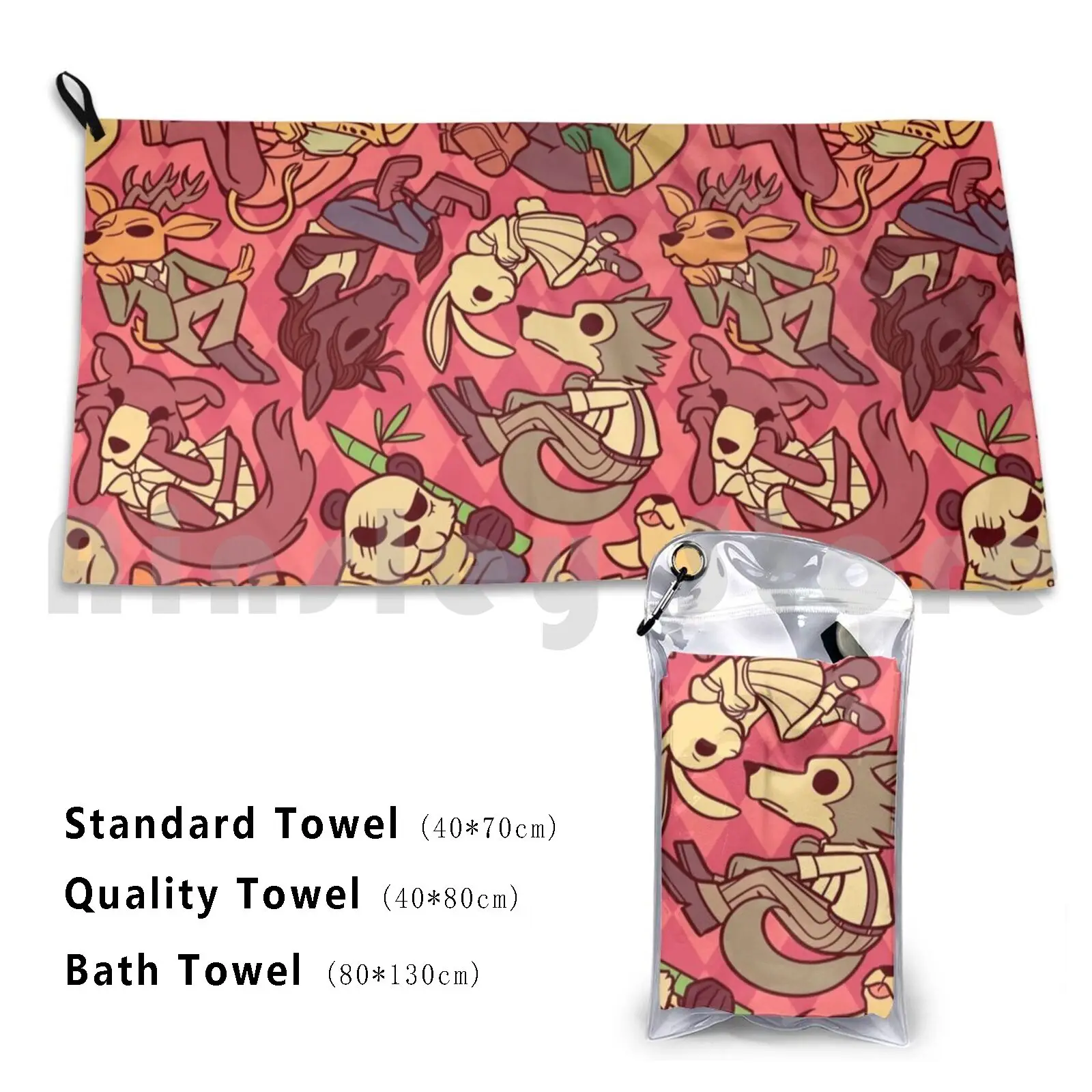 Little Beastars Toalla personalizada Toalla de baño Beastars Haru Louis Wolf Anime Manga Bunny Carnivores Juno