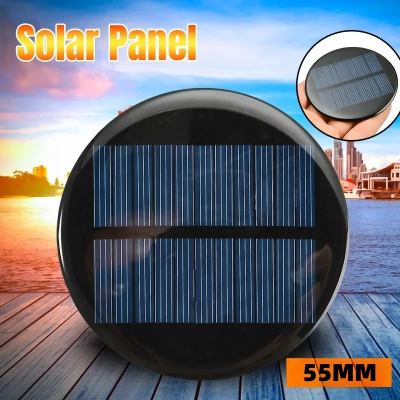 Panel Solar de 6 tipos, 6V, 2W, 0,35a/ 5,5 V, 50mA, energía Solar DIY, Mini módulo de célula Solar de silicio policristalino, Panel Solar, tablero epoxi