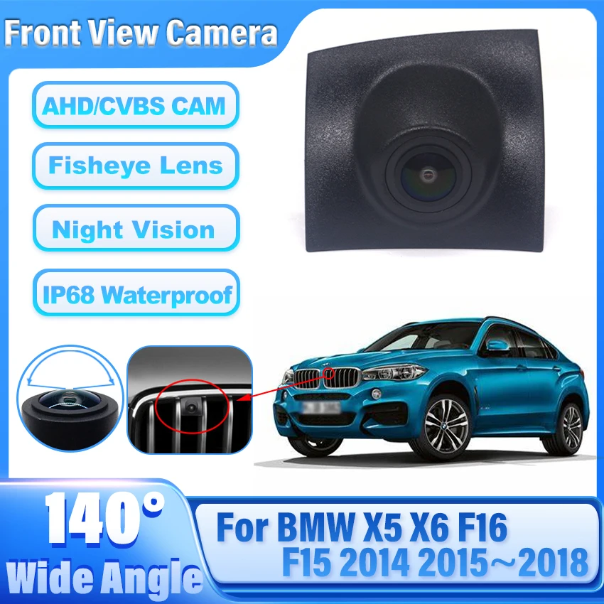 HD CCD Car Front View Parking Night Vision Positive Waterproof Logo Camera For BMW X5 X6 F16 F15 2014 2015 2016 2017 2018