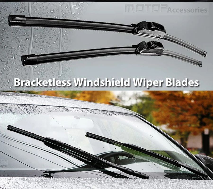 

16in 400mm J-Hook Soft Rubber All Season Bracketless Windshield Wiper Blades